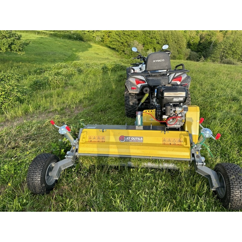 Tondo Broyeur renforcé ATV120 pour Quad - Moteur LONCIN 15ch démarrage électrique - Capot ouvrable - équipé de marteaux Tondo Broyeur renforcé ATV120 pour Quad - Moteur LONCIN 15ch démarrage électrique - Capot ouvrable - équipé de marteaux
