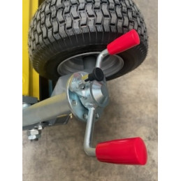 Tondeuse débrousailleuse Tondo Broyeur renforcé Quad - Capot ouvrable - Moteur B&S 13,5ch démarrage électrique avec marteaux