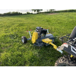 Tondeuse débrousailleuse Tondo Broyeur renforcé Quad - Capot ouvrable - Moteur B&S 13,5ch démarrage électrique avec marteaux