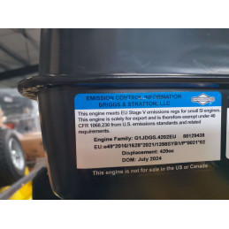 Tondeuse débrousailleuse Tondo Broyeur renforcé Quad - Capot ouvrable - Moteur B&S 13,5ch démarrage électrique avec marteaux