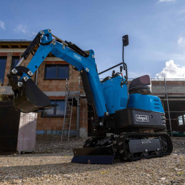 Mini pelle micro-pelle excavatrice SCHEPPACH EXC815 - 8.8kN - 8.5 CV - 6.3kW