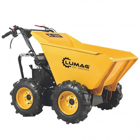 Mini Dumper 4 roues motrices 300kg – 6,5ch - Brouette à moteur