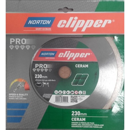 NORTON CLIPPER PRO CERAMIC - Disque diamant