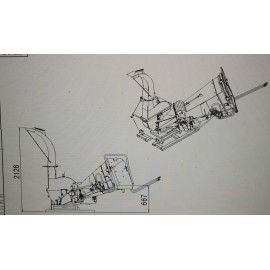 Broyeur de Branches et végétaux GEO ECO 21 -15cm  Ameneurs hydrauliques – Prise de force tracteur