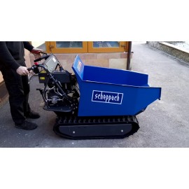 Mini Dumper chenilles SCHEPPACH 500kg Bennage hydraulique 9ch