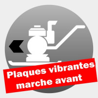 Plaques vibrantes - Marche avant